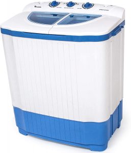 TecTake Combinación Mini Lavadora portátil